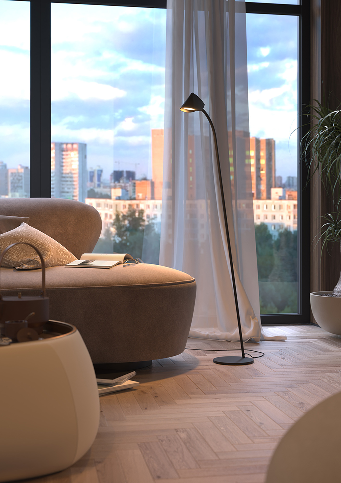 Capuccina Black Floor Lamps Mantra Task Lamps Capuccina Black Floor Lamps Mantra Task Lamps